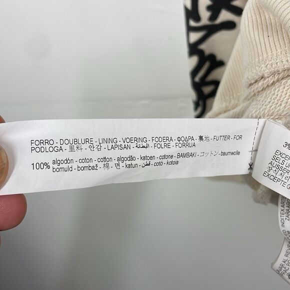 Zara Kids Sweatshirt with Hood graffiti print size 9-10 - Picture 7 of 10